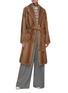Figure View - Click To Enlarge - YVES SALOMON - Belted mink coat