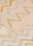 Detail View - Click To Enlarge - JANAVI - Metallic chevron embellished cashmere scarf