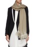 Figure View - Click To Enlarge - JANAVI - Pearl sparkle cashmere scarf