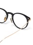 Detail View - Click To Enlarge - OLIVER PEOPLES - Acetate frame metal temples rounded optical glasses
