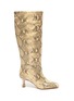 Main View - Click To Enlarge - SAM EDELMAN - 'Lillia' snake embossed leather tall boots