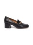 Main View - Click To Enlarge - SAM EDELMAN - 'Flo' horsebit heeled leather loafers