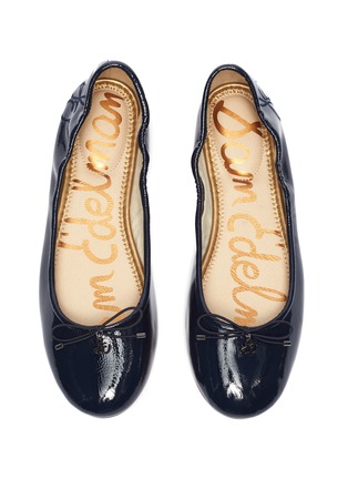Detail View - Click To Enlarge - SAM EDELMAN - 'Felicia' patent leather ballet flats