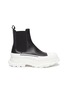 Main View - Click To Enlarge - ALEXANDER MCQUEEN - Chunky Outsole Cap Toe Chelsea Boots