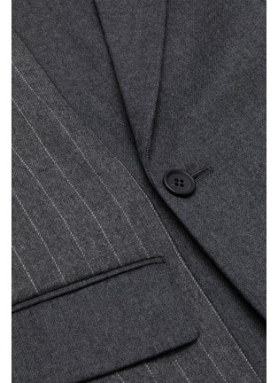  - THE KEIJI - Pinstripe inside-out panel blazer