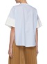 Back View - Click To Enlarge - LOEWE - Stripe back panel anagram embroidered T-shirt