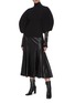 Figure View - Click To Enlarge - LOEWE - Mesh cuff oversized sleeve rib knit sweater