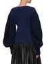 Back View - Click To Enlarge - LOEWE - V-neck Balloon Sleeve Wool Knit Sweater