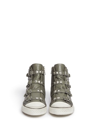 Figure View - Click To Enlarge - ASH - 'Victim' strass and stud leather sneakers