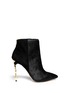 Main View - Click To Enlarge - SAM EDELMAN - 'Sandy' calf hair suede ankle boots