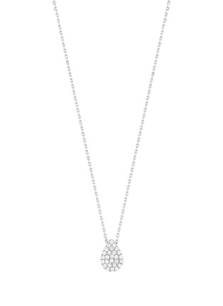 Main View - Click To Enlarge - OFÉE - ‘Dis Moi Oui' Diamond 18k white gold pendant necklace