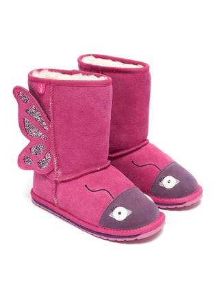 Figure View - Click To Enlarge - EMU AUSTRALIA - 'Little Creatures Butterfly' toddler/kids boots
