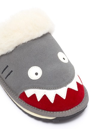 Detail View - Click To Enlarge - EMU AUSTRALIA - 'Little Creatures Shark' toddler/kids slippers