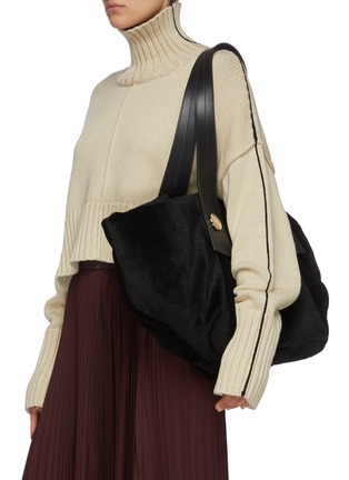 Figure View - Click To Enlarge - PROENZA SCHOULER - 'Tobo' padded shearling tote
