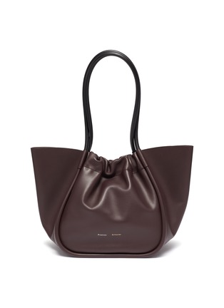 Main View - Click To Enlarge - PROENZA SCHOULER - Ruched Large leather tote