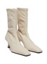 Detail View - Click To Enlarge - PROENZA SCHOULER - Square toe stretch leather boots