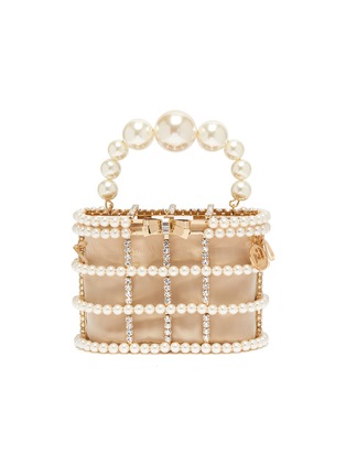 Main View - Click To Enlarge - ROSANTICA - 'Holli Loulou' faux pearl handle clutch