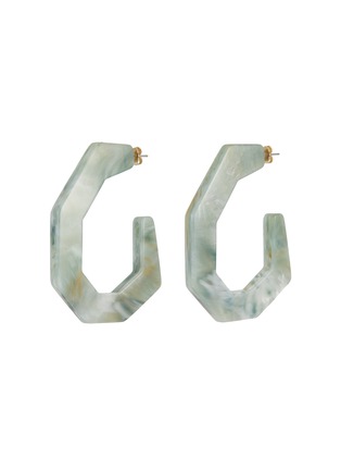Main View - Click To Enlarge - RACHEL COMEY - 'Factor' angled acrylic earrings