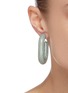 Figure View - Click To Enlarge - RACHEL COMEY - 'Small Keeper' oval hoop acrylic earrings