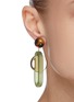 Figure View - Click To Enlarge - RACHEL COMEY - 'Lohr' oval acrylic earrings