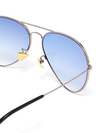 Detail View - Click To Enlarge - DONNIEYE - 'Eternity' metal frame aviator sunglasses