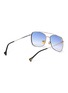 Figure View - Click To Enlarge - DONNIEYE - 'Fearless' square metal frame aviator sunglasses