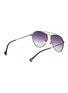 Figure View - Click To Enlarge - DONNIEYE - 'Divine' metal frame aviator sunglasses