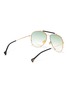 Figure View - Click To Enlarge - DONNIEYE - 'Optimist' metal frame aviator sunglasses