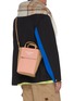Front View - Click To Enlarge - ACNE STUDIOS - Contrast Panel Logo Print Small Tote