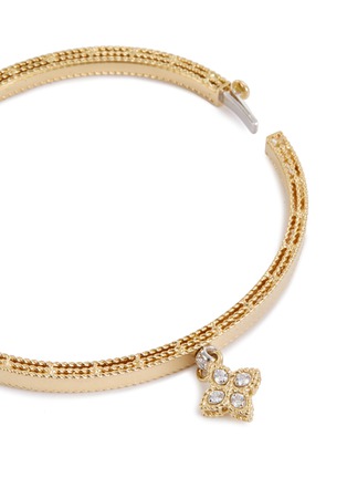 Detail View - Click To Enlarge - ROBERTO COIN - 'Princess diamond' diamond 18k gold bangle