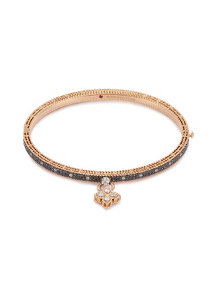 Main View - Click To Enlarge - ROBERTO COIN - 'Venetian Princess' diamond 18k rose gold bangle
