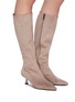 Figure View - Click To Enlarge - PEDDER RED - 'Felicity' suede tall boots