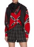 Figure View - Click To Enlarge - ALEXANDER MCQUEEN - Fringed Branded Wool-Silk Blend Shawl