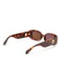 Figure View - Click To Enlarge - LINDA FARROW - Lola' Tortoiseshell effect acetate frame rectangular sunglasses