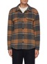 Main View - Click To Enlarge - VINCE - Checked wool overshirt