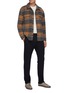 Figure View - Click To Enlarge - VINCE - Checked wool overshirt