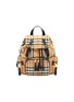 Main View - Click To Enlarge - BURBERRY - 'The Rucksack' check print ECONYL® backpack