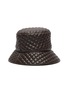 Figure View - Click To Enlarge - ERIC JAVITS - Quilty' leather bucket hat
