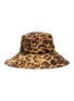 Main View - Click To Enlarge - ERIC JAVITS - 'Kaya' leopard print wide brim water repellent bucket hat