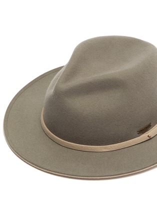 Detail View - Click To Enlarge - MOSSANT - Modern' wool fedora hat