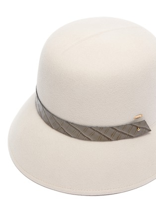 Detail View - Click To Enlarge - MOSSANT - Buckle Wool Bucket Hat