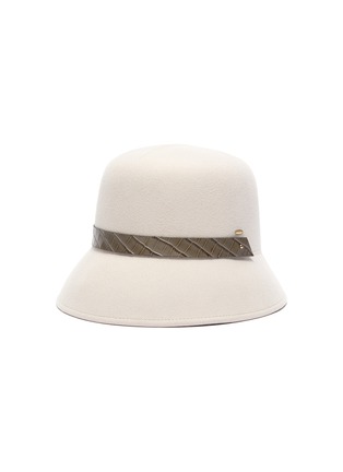 Main View - Click To Enlarge - MOSSANT - Buckle Wool Bucket Hat
