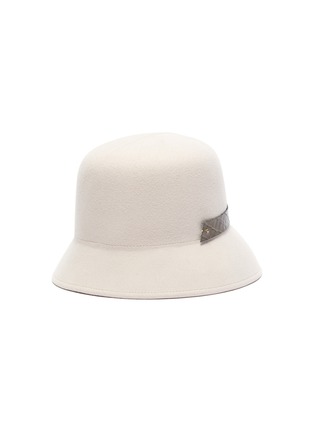 Figure View - Click To Enlarge - MOSSANT - Buckle Wool Bucket Hat