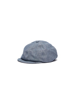 Main View - Click To Enlarge - MOSSANT - Denim newsboy cap