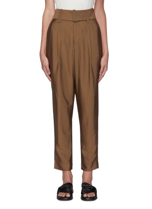 Main View - Click To Enlarge - VINCE - Belted tapered pants