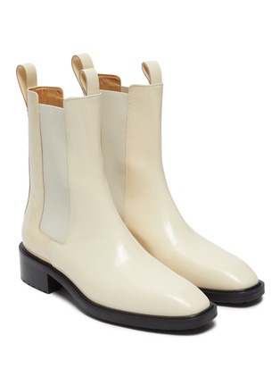 Detail View - Click To Enlarge - AEYDE - 'SIMONE' Patent Leather Chelsea Boots