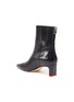  - AEYDE - 'IVY' THIN BLOCK HEEL LEATHER ANKLE BOOTS