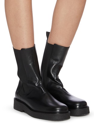 Figure View - Click To Enlarge - STAUD - Palamino' Round Toe Leather Chelsea Boots