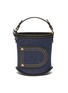 Main View - Click To Enlarge - DELVAUX - 'Pin Mini' denim bucket bag