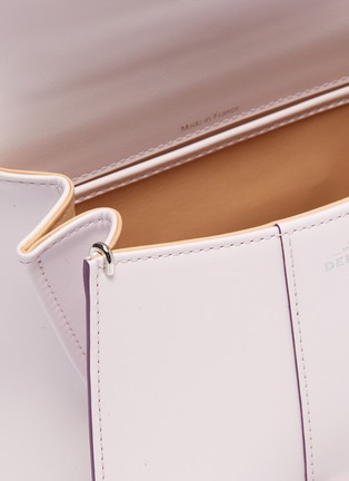 Detail View - Click To Enlarge - DELVAUX - 'Brilliant mini' leather satchel